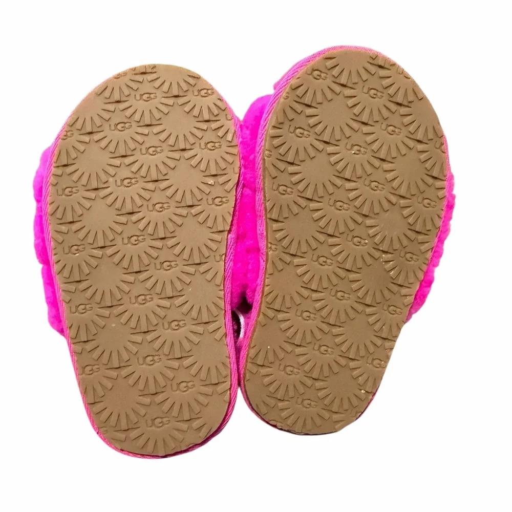 UGG Fluff Yeah Toddler Slides | Hot Pink‎ | Size 7